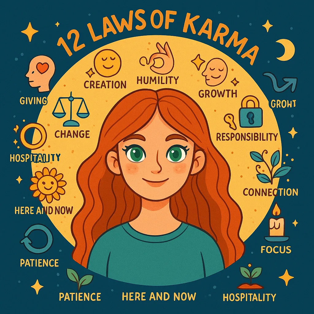 🌿 12 Praw Karmy – Duchowe Zasady, Które Odmienią Twoje Życie